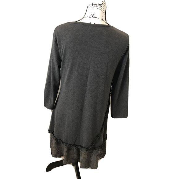 Ladies Urban Mangoz Gray Tunic/Dress Gray Size Medium - Picture 4 of 8